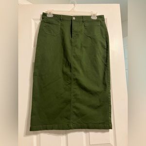 Christopher&Banks Green Skirt
